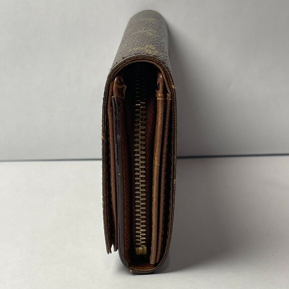 Louis Vuitton Vintage (1999) Monogram Porte-Monnaie Tresor Wallet - Preowned - Picture 6 of 15
